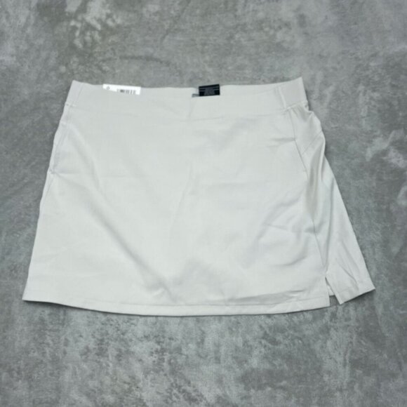 32 Degrees Pants - 32 Degrees Cool Skort Light Gray XXL Polyester/Spandex a1569